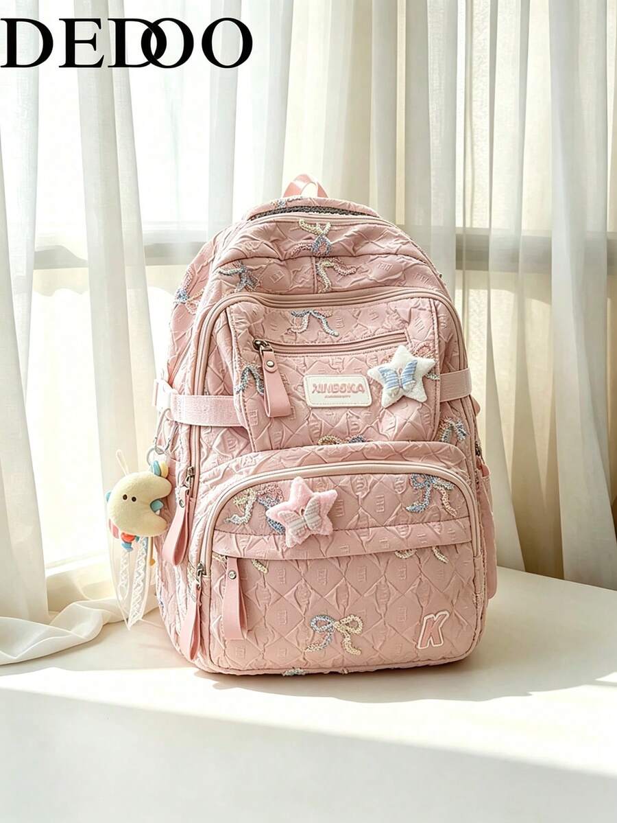 Dedoo Women's Large Capacity Backpack, Commuter/Student School Bag, Fashion Laptop Bag, Travel Backpack - Multicolor - View 1