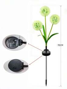 1pc Solar Powered Butterfly & Dandelion Garden Light, Suitable For Garden, Yard, Patio, Lawn, Pathway Decoration, Birthday Party, Halloween And Christmas Holiday Decor - Dandelion With Butterfly Ground Light - View 11