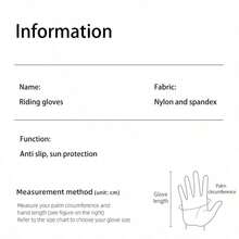 1 Pair Unisex High-Quality Professional Equestrian Gloves, Anti-Slip Breathable, Suitable For Training And Competition, Touchscreen Design, Durable Riding Equipment, High Grip Golf Gloves, Suitable For All Seasons, Professional Daily Riding Gear, Breathable Mesh Design, Suitable For Long-Term Wear Without Sweating - Multicolor - View 3