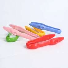 10pcs-Colorful Fine Motor Training Tool Clips: Pressure Head Tweezers, Colorful Clips, Plastic Tweezers, Used For Fine Motor Training Prop Clips (Random Color) - 10pcs-random Color - View 6