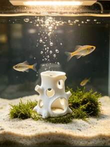 水族箱樹幹躲藏處 魚缸裝飾擺件 水族隱蔽裝飾 適合小型魚類 觀賞蝦繁殖 休息與躲藏庇護所 - 歡樂水族 - 查看 2