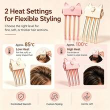 Heated Hair Volume Clip, Electric Bang Styling Hair Clip, 2-Level Heating Root Volumizing Comb, Styling For Fine And Flat Hair, Quick Hair Volume Grooming - Multicolor - View 7