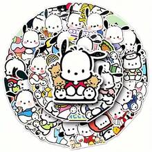 Sanrio Pachacco Cartoon Stickers - Cute Pastel Design For Skateboard, Phone Case, Luggage | High-Adhesion Material For Adorable Bath And Daily Scenes | Mixed Colors, Non-Repeating Characters Cartoon Stickers - Multicolor - View 10