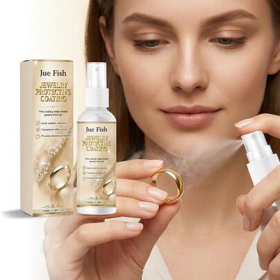 Jewelry Protection Spray 100ML Anti-Oxidation Discoloration Transparent Coating Protects Jewelry From Air Wear Good Protection Weather Resistant Suitable For Rings, Necklaces, Bracelets, Earrings, Gold & Silver Jewelry And Fashion Jewelry Care Products, Small Gift