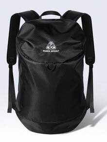 XIONGMAO Ransel Ringan untuk Aktivitas Luar Ruangan, Ransel Tahan Air untuk Mendaki dan Perjalanan, Cocok untuk Hiking dan Trekking - Hitam - View 2
