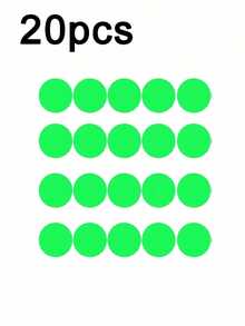 Round Luminous Location Marker Stickers,Glow‑In‑The‑Dark Dot Decals,Self‑Adhesive Night Labels For Light Switches,Door Knobs,Remote Controls & Home Touch Points Glowinthedarksticker Luminousdotsticker Nightmarker Homesticker Lightswitchdecal - Glow-in-the-dark Stickers - View 8