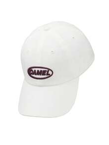CAMEL CROWN Topi Baseball Bordir Unisex, Topi Baseball Bertepi Lebar, Meredam Wajah untuk Wajah Besar - putih pucat - View 4