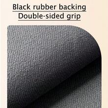 1pc American Vintage Polka Dot Faux Linen Floor Mat, Kitchen Entryway Door Mat, Deep Brown Coffee Tone Versatile And Easy To Clean, Faux Linen Breathable And Crisp, Adds A Slouchy Ritual Feeling To Your Home, Suitable For Kitchen, Bathroom, Entryway, Dining Table, Bar Counter, All Season Use, Can Be Used As Halloween, Christmas, Thanksgiving, Gift - View 5