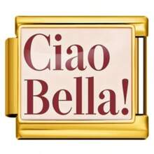 1PC Gold Tone Stainless Steel Italian Charms, Cartoon Pet Print Charms (Cat/Dog/Rabbit/Fox), Cute Animal Photo Print DIY Jewelry Supplies - Slogan Letter Module - View 41