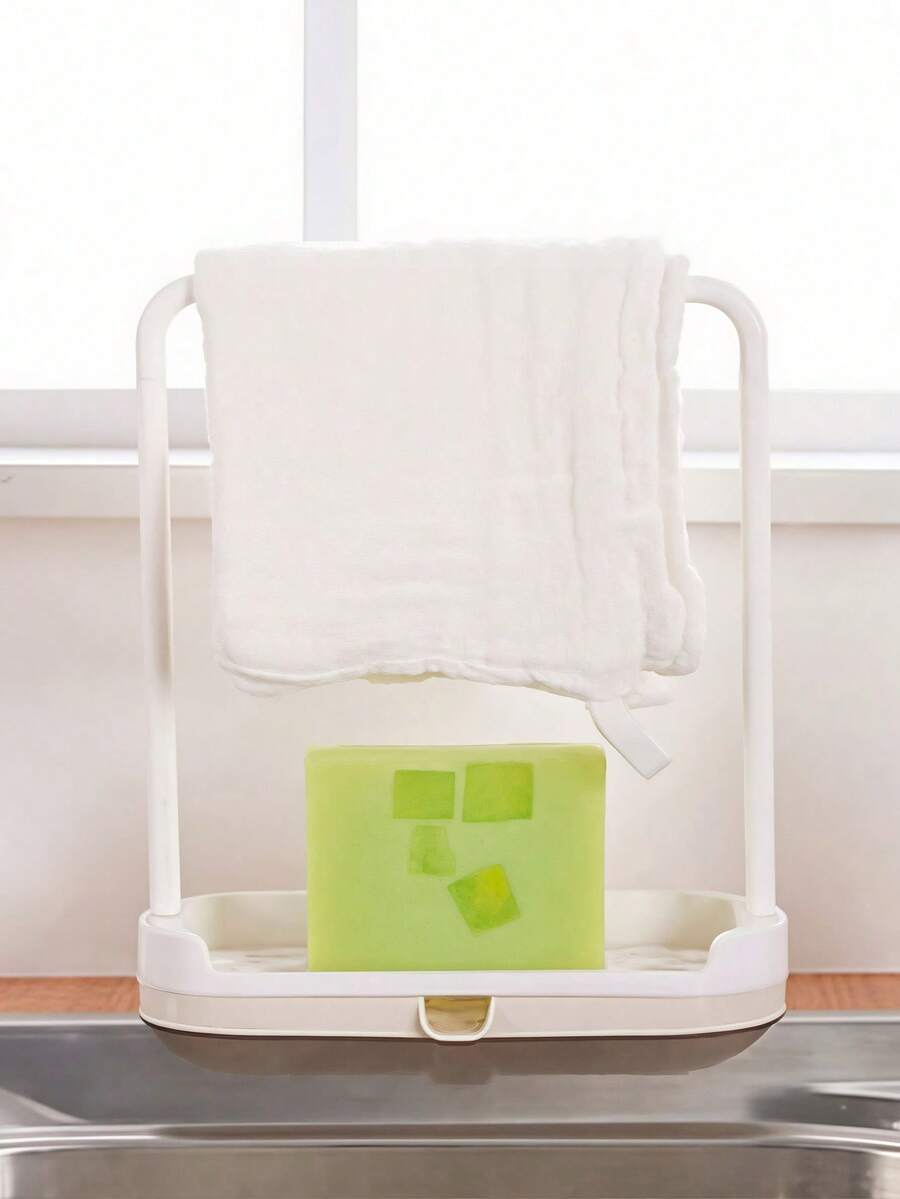 Sink Storage Rack, Sink Sponge Drain Rack, Unisex, Multi-Functional Kitchen Home Bathroom Classroom Decor, Indoor Daily, Back To School, Christmas Halloween, Travel, Holiday, Wedding Party Gift, Essential Accessory