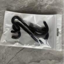 1個S型實用掛鉤，門掛鉤，收納掛鉤，適用於項鍊、鑰匙圈、娃娃、小裝飾品和其他小物品，適合浴室使用，安裝簡單，居家必需品 - 彩色 - 查看 8