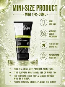 L’Oreal Paris L'Oreal Men's Oil Control Charcoal Dual-Effect Cleanser 50/100ml, Deep Pore Cleansing, Oil Control, Brightening Skin Tone, Suitable For Oily And Sensitive Skin - Men's Oil Control Charcoal Refreshing Dual-action Cleanser - View 6