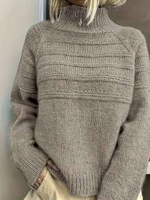 Women Sweaters - Camel - View 4