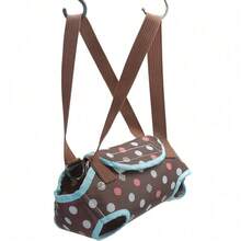 Spotted Pet Backpack Dog Carrier Bag, Portable Breathable Small Dog & Cat Bag, Crossbody One Shoulder Small Pet Bag - Multicolor - View 24