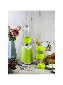 CAMRY Personal Blender, Portable Smoothie Blender, To-Go Blender - Compact Design, Travel Bottle Included, Easy Clean, Green - EU E Type Plug(220-240V) - View 11