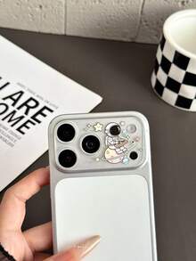 1pc Cartoon Universe Star Astronaut Printed Camera Lens Protector Printed Pattern Film 9H Hardness Compatible With IPhone 18 17 Pro Max Accessories Back Lens Anti Fall Explosion Proof Bubble Free Automatic Adsorption Easy Installation Scratch-Resistant Protector Film Accessories Compatible Phone Case - Clear - View 6