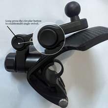 Suporte de Telefone para Carro LCARS com Clipe de Painel, Suporte de Navegação Giratório 360°, Suporte Universal Anti-Vibração - 16+YBT01 - Visão 7