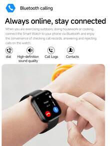 SIMSONLAB Jam Tangan Pintar Unisex Terbaru 2026, Layar Besar Definisi Tinggi 2,01 Inci, Daya Tahan Baterai Lama, Panggilan Nirkabel HD, Balas Pesan Cepat, Desain Sporty, Ringan dan Nyaman Dipakai, Hadiah Hari Wanita - MultiWarna - View 4