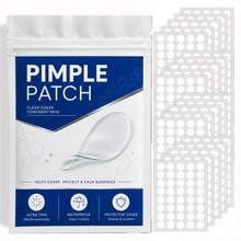 800/200/400Pcs Small Round Hydrocolloid Face Patches, Mini Dots, Invisible Clear Stickers, Waterproof Daily Use - Round - View 1