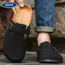 Men's Summer Soft Sole Slip-On Loafer Sandals, Beach Strap Style, New Thick Sole Anti-Slip Anti-Odor Outdoor Casual Slippers, Soft Sole Fashion Versatile Durable Comfortable Flat Bottom Plus Size Men's Shoes - Black - View 3