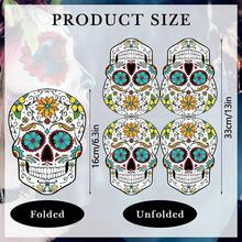 20/40/60pcs Day Of The Dead Party Napkins, Sugar Skull Pattern Disposable Paper Napkins, Mexican Halloween Festival Party Table Decor - Sugar‑Skull - View 3