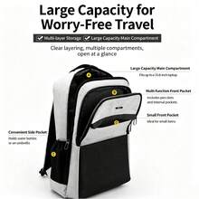 Mochilas Funcionales para Hombre - Negro - Ver 9