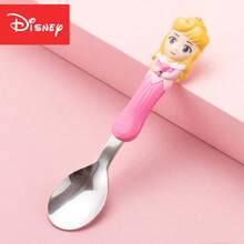 Disney 正版迪士尼可愛卡通米奇、米妮、艾莎與麥昆兒童不鏽鋼湯匙－家用與生日派對嬰兒餐具 - 彩色 - 查看 8