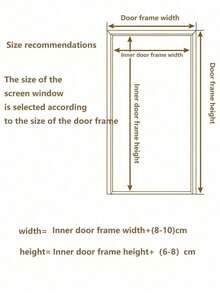 1pc Magnetic Screen Door, Self-Sealing Hands-Free Mesh Divider, Bug & Insect Proof, Pet Friendly, Automatic Closing Invisible Net For Summer Kitchen & Living Room - Multicolor - View 9