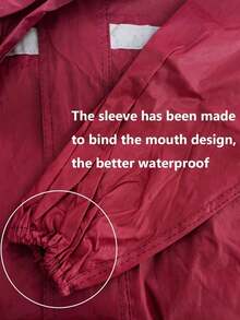 1 Set Raincoat + Rain Pants Adult Split Rain Suit Full Body Waterproof Rain Gear For Delivery Riders Farmers Construction Workers Tea Pickers - Standard - View 8