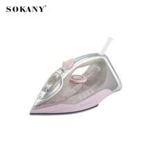 SOKANY-11023 2400W 強力蒸汽熨斗，陶瓷底盤，280ML 可拆卸水箱，平面與懸掛熨燙，180° 可旋轉電源線，便攜家用熨斗 - 粉色 - 查看 9