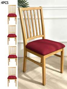High Elastic Chair Seat Cushion Cover, Stretchable Removable Washable Dining Chair Slipcover Furniture Protector For Kitchen Restaurant. - Multicolor - View 24