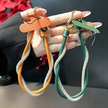 Summer Dopamine Cute Creative Colorful Braided Wrist Strap Universal Style Anti-Drop Anti-Loss Super Strong Durable Hand Strap Lanyard For Phone Bag Camera Pendant Suitable For Phone Case Lanyard - Multicolor - View 5