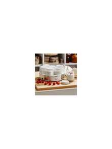 CAMRY Yogurt Maker, Electric Yogurt Machine, Homemade Yogurt Maker - Multiple Glass Jars, Consistent Fermentation, Easy To Use - EU E Type Plug(220-240V) - View 1