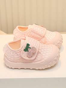 Baby Fashion Casual Mesh Closed-Toe Sandals, Stylish And Elegant, Suitable For Spring And Summer, Soft, Comfortable And Breathable Design - Pink - View 5