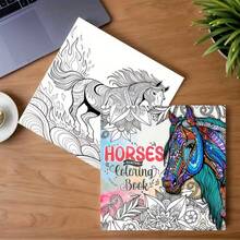 Horse Coloring Book: Relaxing Coloring Book For Adults - 24 Illustrations, High-Quality Images, Perfect Gift For Christmas, Halloween, Birthday, Relaxing Emotions, Painting Enthusiasts - Multiple Styles - View 6