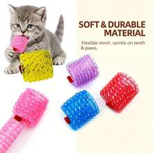 1/5 Colorful Spring Cat Toy, Durable Interactive Cat Spring Toy, Indoor Boredom Relief Kitten Toy, Pet Supplies, Suitable For Adult Cats And Kittens. - Multicolor - View 6
