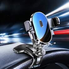 Suporte de Telefone para Carro LCARS com Clipe de Painel, Suporte de Navegação Giratório 360°, Suporte Universal Anti-Vibração - 16+YBT01 - Visão 6