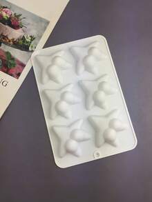 6格趣味星星屁屁矽膠模具，精緻設計，柔軟易脫模，可愛星星DIY手工蠟燭、手工皂製作工具，適合生日派對與節日 - 多款式 - 查看 9