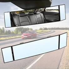 Eliminate Blind Spots: Ultra-Wide Convex Rearview Mirror For Cars, Enhanced Field Of View Interior Rearview Mirror, Easy Installation, Universal Fit For Sedans And SUVs - A - View 14