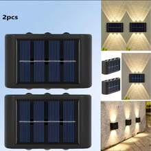 Solar Powered Outdoor Wall Light 6-LED Solar Spotlight Landscape Balcony Outdoor Wall Decor Light Outdoor Wall Hanging Light Dusk To Dawn Sensor - Solar Wall Light - View 5