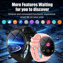 Men's & Women's Smart Sports Watch, Large Battery Capacity, Calorie Calculation, Multiple Sports Modes, Message & Call Notifications, Music Playback, Multi-Functional Smart Watch, Sports & Fashion Casual Accessory Watch, Perfect Gift For Friends & Couples, Compatible With Android & IOS - View 2