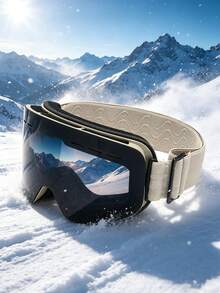 Large Frame Full-Coverage Double-Layer Anti-Fog Ski Goggles, Frameless Design With Detachable Lenses, Unisex - Suitable For Winter Skiing, Snowboarding, Outdoor Sports, Professional Grade Ski Glasses, Couple Style - Double-Layer Foam For Comfortable And Breathable Wear, Includes Portable Goggle Case - A - View 14