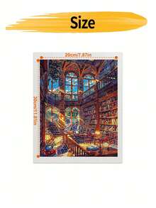 DIY Magical Fantasy Library (Frameless 8x12 / 16x20 Inches) Paint By Numbers Kit (Acrylic) Arts & Crafts For Adult Beginners, Home Wall Decor, And Holiday Gifts For Relaxation And Creative Joy - Sets - View 8