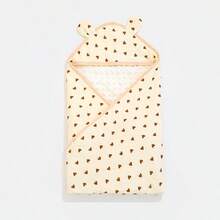 1 buah/2 buah Selimut Bedong Bayi Berbentuk Kacang, Bahan Serat Poliester, Lembut dan Bernapas, Dapat Digunakan Sebagai Handuk Mandi Bayi, Hadiah untuk Bayi Baru Lahir - MultiWarna - View 8