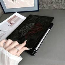 1件復古解剖大腦心臟星圖平板保護殼，附筆槽，相容 iPad 10代智能保護殼/Air 13(M3 2025)/Air 11/11(A16 2025)，相容 OPPO Pad，相容 MatePad，相容 Vivo Pad，相容 Honor Pad，相容 Xiaoxin Pad - 彩色 - 查看 8