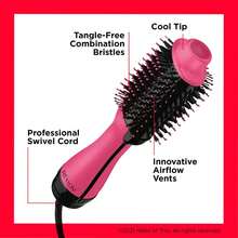Revlon One-Step Hair Dryer And Volumiser - New Pink Edition - UK Plug(220-240V) - View 3