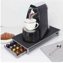 Desktop Coffee Capsule Box Ironwork Double-Layer Storage Rack Can Hold 60 Pieces - Metal (iron) - View 6