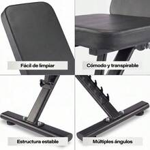 Strength Training Adjustable Weight Bench - Black - View 6
