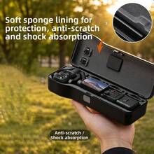 Gimbal Camera Protective Case For Osmo Pocket 4P,With Lens Filter Slots Full Body Protective Cover, Flip Cover Anti-Scratch Dustproof Screen Protector - View 7