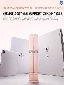 HP All-In-One Multi-Color Portable Laptop Stand, Foldable And Adjustable Lightweight Plastic Laptop Stand With Heat Dissipation Function, Floating Lift Design And Anti-Slip Feature - View 8